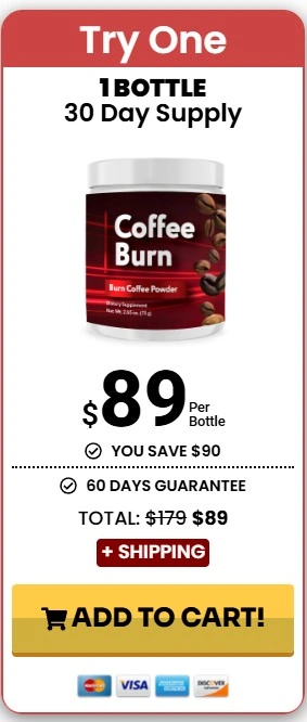 Coffee Burn 1 Bottle Price